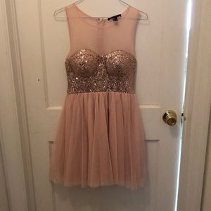 Pink Sparkle Formal Dress